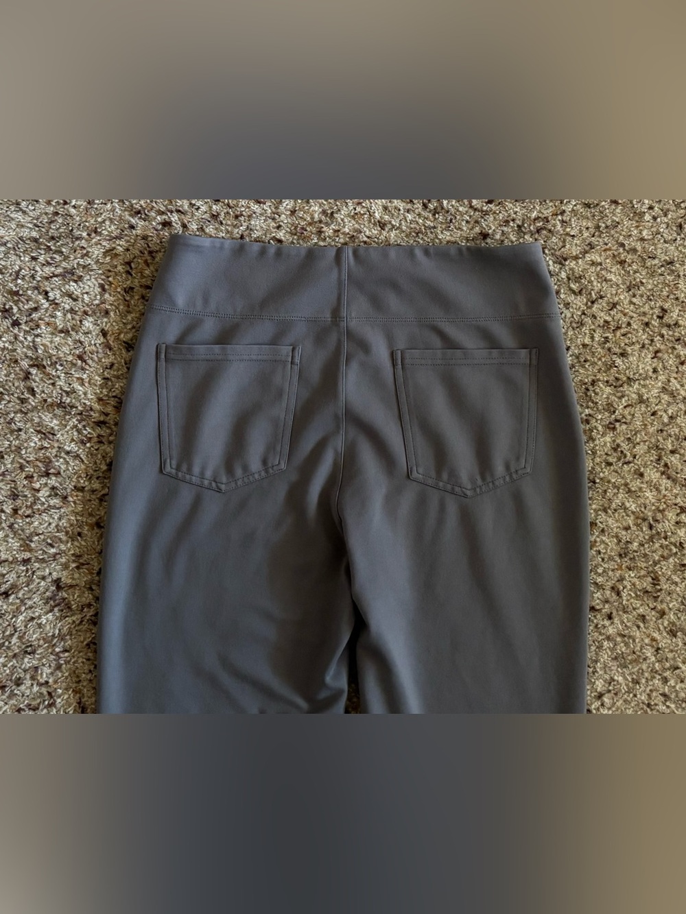 Halara Flex High Waisted Back Side Pocket Slight Flare Work Pants - Picture 6 of 7
